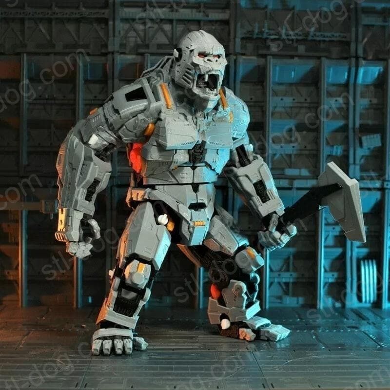 机械大猩猩(Mecha Kong) 3D打印图纸